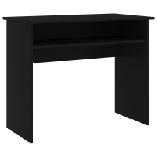 vidaXL fekete forgácslap íróasztal 90 x 50 x 74 cm (801171) bútor