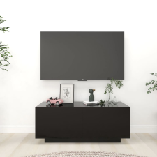 vidaXL fekete forgácslap TV-szekrény 100 x 35 x 40 cm bútor