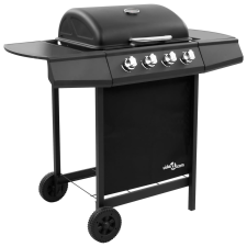 vidaXL fekete gáz grillsütő 4 égővel grillsütő