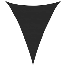 vidaXL fekete háromszög alakú HDPE napvitorla 160 g/m² 5x7x7 m (311759) kerti bútor