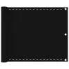 vidaXL fekete HDPE erkélyparaván 75 x 600 cm