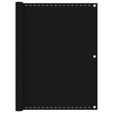 vidaXL fekete HDPE erkélytakaró 120 x 400 cm kerti bútor