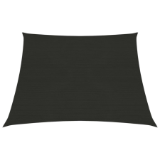vidaXL fekete HDPE napvitorla 160 g/m² 3/4 x 2 kerti bútor