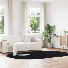 vidaXL fekete hosszú szálú NAVARRA bozontos szőnyeg 300x200 cm lakástextília