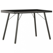 vidaXL Fekete íróasztal 90 x 50 x 79 cm íróasztal