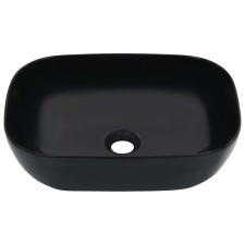 vidaXL fekete kerámia mosdókagyló 45,5 x 32 x 13 cm (143916) szaniter