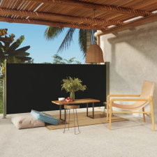 vidaXL fekete kihúzható oldalsó terasznapellenző 140 x 300 cm kerti bútor