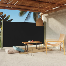 vidaXL fekete kihúzható oldalsó terasznapellenző 170 x 300 cm kerti bútor