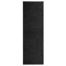 vidaXL fekete kimosható lábtörlő 60 x 180 cm lakástextília