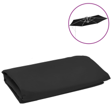vidaXL fekete konzolos napernyőponyva 350 cm kerti bútor