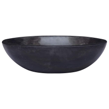 vidaXL fekete márvány mosdókagyló 53 x 40 x 15 cm (149172) szaniter