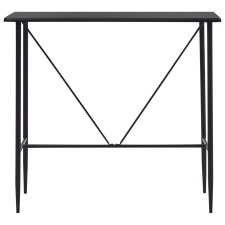 vidaXL fekete MDF bárasztal 120 x 60 x 110 cm (281546) bútor