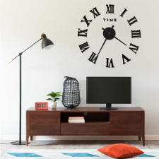 vidaXL fekete modern 3D falióra 100 cm XXL falióra