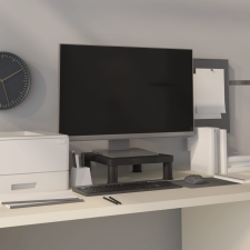 vidaXL fekete monitorállvány 33,5 x 34 x 10,5 cm bútor