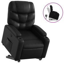 vidaXL fekete műbőr dönthető állófotel (3204658) bútor