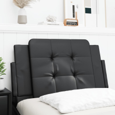 vidaXL fekete műbőr fejtámla párna 90 cm ágy és ágykellék