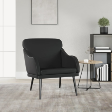 vidaXL fekete műbőr fotel 63 x 76 x 80 cm bútor