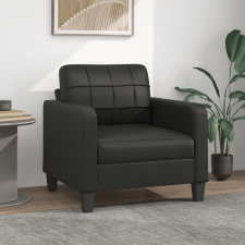 vidaXL fekete műbőr kanapéfotel 60 cm bútor