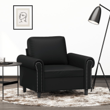 vidaXL fekete műbőr kanapéfotel 60 cm bútor