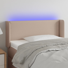 vidaXL fekete műbőr LED-es fejtámla 93x16x78/88 cm ágy és ágykellék