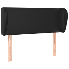 vidaXL fekete műbőr szárnyas fejtámla 83x23x78/88 cm (3116936) ágy és ágykellék