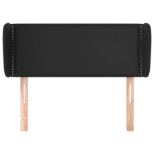 vidaXL Fekete műbőr szárnyas fejtámla 93x23x78/88 cm ágy és ágykellék