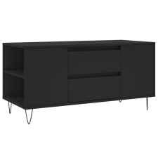 vidaXL fekete műfa dohányzóasztal 102x44,5x50 cm (830997) bútor