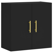 vidaXL fekete műfa faliszekrény 60 x 31 x 60 cm (829949) bútor