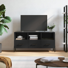 vidaXL fekete műfa TV-szekrény 102 x 36 x 50 cm bútor