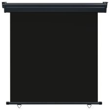 vidaXL fekete oldalsó terasznapellenző 160 x 250 cm (48430) kerti bútor