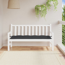 vidaXL Fekete oxford szövet kerti padpárna 150 x 50 x 7 cm lakástextília