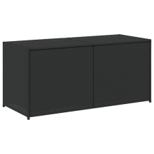 vidaXL fekete polyrattan kerti tárolóláda 283 L (365312) kerti tárolás