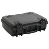 vidaXL fekete PP hordozható repülős tok 50,5 x 37 x 14,5 cm