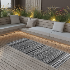 vidaXL fekete PP kültéri szőnyeg 80x150 cm lakástextília