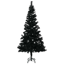 vidaXL fekete PVC Műfenyő állvánnyal 150cm műfenyő