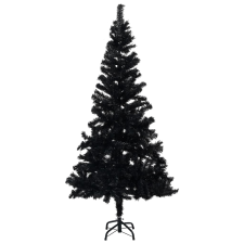 vidaXL fekete PVC műkarácsonyfa állvánnyal 240 cm (329180) műfenyő