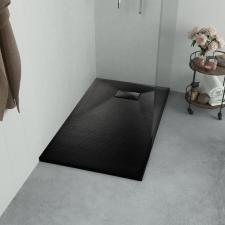 vidaXL fekete SMC zuhanytálca 100 x 70 cm egyéb hálózati eszköz