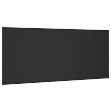 vidaXL fekete szerelt fa ágyfejtámla 200x1,5x80 cm (811044) ágy és ágykellék