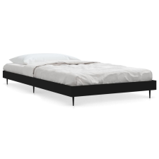 vidaXL fekete szerelt fa ágykeret 100 x 200 cm (832262) ágy és ágykellék