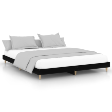 vidaXL fekete szerelt fa ágykeret 120 x 200 cm (832046) ágy és ágykellék