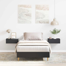 vidaXL fekete szerelt fa ágykeret matrac nélkül 90 x 200 cm ágy és ágykellék