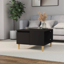vidaXL fekete szerelt fa dohányzóasztal 55x55x36,5 cm bútor