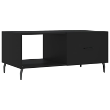 vidaXL fekete szerelt fa dohányzóasztal 90 x 50 x 40 cm (829229) bútor