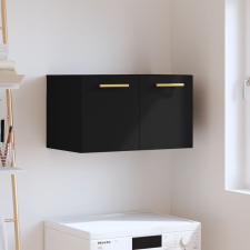 vidaXL fekete szerelt fa faliszekrény 60 x 36,5 x 35 cm bútor