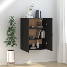 vidaXL fekete szerelt fa függőszekrény 69,5 x 34 x 90 cm bútor