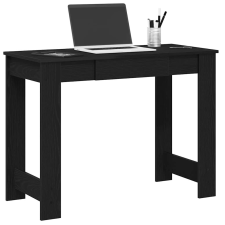 vidaXL fekete szerelt fa íróasztal 100x45x75 cm íróasztal