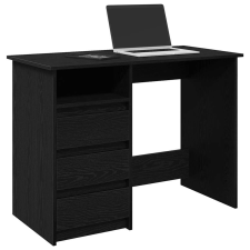 vidaXL fekete szerelt fa íróasztal 102x50x75 cm íróasztal