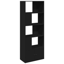 vidaXL fekete szerelt fa könyvszekrény 70 x 36 x 189 cm (3295318) bútor