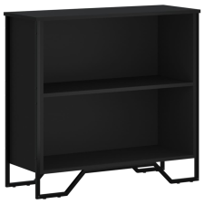 vidaXL fekete szerelt fa könyvszekrény 80 x 31 x 74,5 cm (848619) bútor