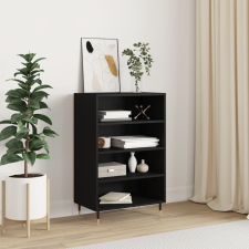 vidaXL fekete szerelt fa magasszekrény 57 x 35 x 90 cm bútor